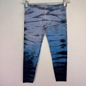 Hard Tail Forever Y2K Pants Women Medium Tie Dye Low Rise Crop Capri Boho Artsy